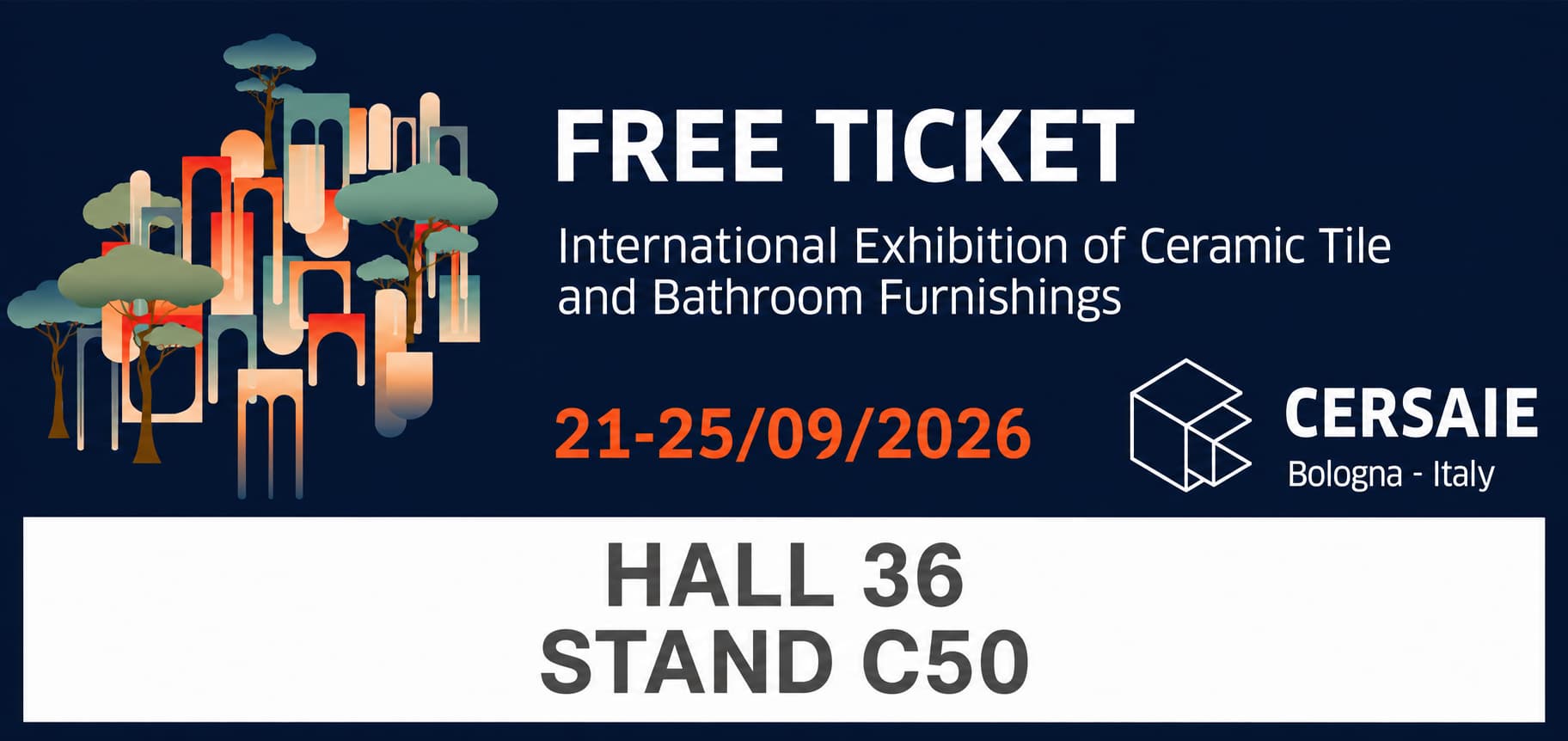 Cersaie 2026 - Free ticket